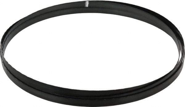 Starrett - 18 TPI, 14' 5" Long x 1/2" Wide x 0.025" Thick, Welded Band Saw Blade - Carbon Steel, Toothed Edge, Wavy Tooth Set, Flexible Back, Contour Cutting - Apex Tool & Supply