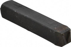 Made in USA - Letter V Machine Made Individual Steel Stamp - 3/8" Character - Apex Tool & Supply