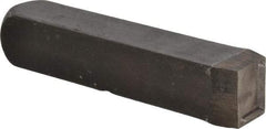 Made in USA - Letter L Machine Made Individual Steel Stamp - 1/2" Character - Apex Tool & Supply