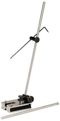 Value Collection - 2 Spindle, 12 and 18 Inch Spindle Length, Surface Gage - 3-1/4 Inch Long x 2-1/2 Inch Wide Base, 1-1/8 Inch Overall Height - Apex Tool & Supply
