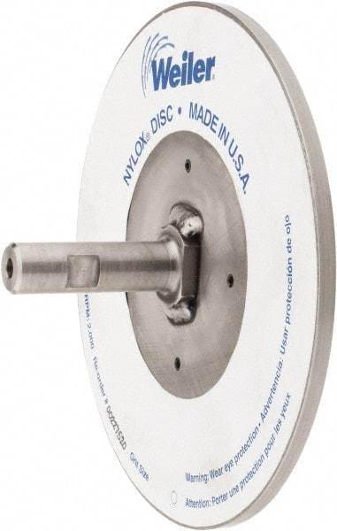 Weiler - 7/8" Arbor Hole to 3/4" Shank Diam Drive Arbor - For 8" Weiler Disc Brushes | Apex Tool & Supply