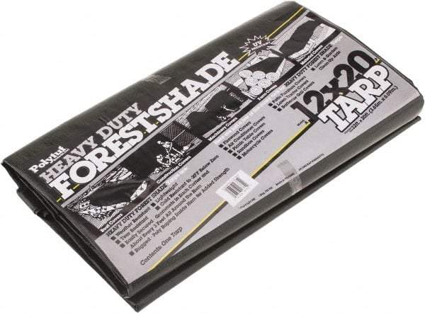 Value Collection - 20' Long x 12' Wide Polyethylene Tarp & Dust Cover - Green, 9 to 10 mil Thickness - Apex Tool & Supply