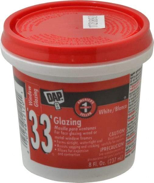 DAP - 8 oz Glazing Compound - White - Apex Tool & Supply