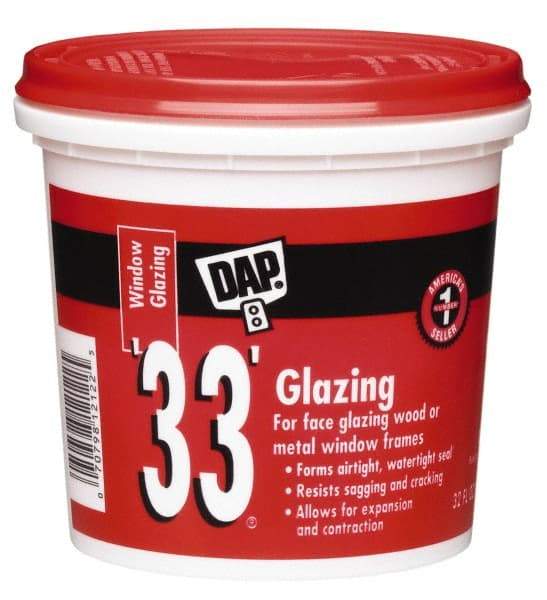 DAP - 32 oz Glazing Compound - White - Apex Tool & Supply