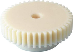 Poly Hi Solidur - 12 Pitch, 3-1/2" Pitch Diam, 3.666" OD, 42 Tooth Spur Gear - 3/4" Face Width, 1/2" Bore Diam, 2-1/2" Hub Diam, 14.5° Pressure Angle, Nylon - Apex Tool & Supply