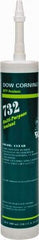 Dow Corning - 10.3 oz Cartridge Clear RTV Silicone Joint Sealant - -76 to 356°F Operating Temp, 20 min Tack Free Dry Time, 24 hr Full Cure Time, Series 732 - Apex Tool & Supply