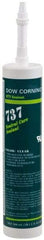Dow Corning - 10.1 oz Cartridge Clear RTV Silicone Joint Sealant - -85 to 350°F Operating Temp, 14 min Tack Free Dry Time, 24 hr Full Cure Time, Series 737 - Apex Tool & Supply