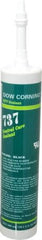 Dow Corning - 10.1 oz Cartridge Black RTV Silicone Joint Sealant - -85 to 350°F Operating Temp, 14 min Tack Free Dry Time, 24 hr Full Cure Time, Series 737 - Apex Tool & Supply