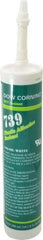 Dow Corning - 10.1 oz Cartridge White RTV Silicone Joint Sealant - -49 to 392°F Operating Temp, 75 min Tack Free Dry Time, 24 to 72 hr Full Cure Time, Series 739 - Apex Tool & Supply