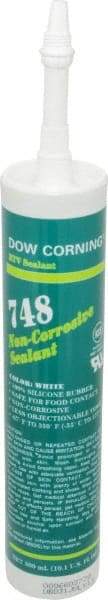 Dow Corning - 10.1 oz Tube Off-White RTV Silicone Joint Sealant - -67 to 350°F Operating Temp, 30 min Tack Free Dry Time, 36 hr Full Cure Time, Series 748 - Apex Tool & Supply