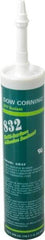 Dow Corning - 10.1 oz Cartridge Gray RTV Silicone Joint Sealant - -67 to 300°F Operating Temp, 90 min Tack Free Dry Time, Series 832 - Apex Tool & Supply