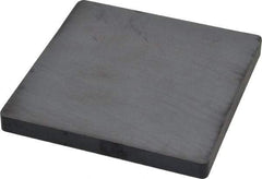Mag-Mate - 4" Long x 4" Wide x 3/8" High, Ceramic Block Magnet - 350°F Max, Grade 5 Ceramic - Apex Tool & Supply