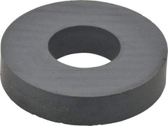 Mag-Mate - 1.203" ID x 2.8" OD Ceramic Ring Magnet - 0.59" Thick, 350°F Max Operating Temp - Apex Tool & Supply