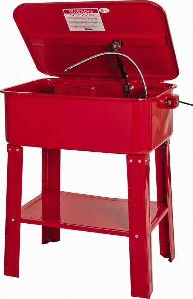 Value Collection - Free Standing Water-Based Parts Washer - 12 Gal Max Operating Capacity, Steel Tank, 115 Input Volts - Apex Tool & Supply