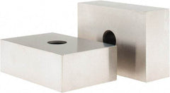 Value Collection - 0.0001 Squareness Per Inch, Hardened Steel, 1-2-3 Block with 1 Hole Setup Block - 0.0001 to 0.0007 Inch Overall Tolerance, 3/8 - 16 Inch Tapped Hole Size, 56-60 HRC Hardness, Sold As Matched Pair - Apex Tool & Supply