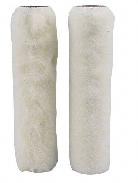 Weiler - 1/2" Nap, 9" Wide Paint General Purpose Roller Cover - Semi-Smooth Texture, Poly Blend/Paper Core - Apex Tool & Supply