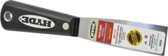 Hyde Tools - 1-1/4" Wide Steel Putty Knife - Stiff, Nylon Handle, 7-1/2" OAL - Apex Tool & Supply