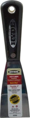 Hyde Tools - 2" Wide Steel Putty Knife - Flexible, Nylon Handle, 7-3/4" OAL - Apex Tool & Supply