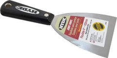 Hyde Tools - 4" Wide Carbon Steel Taping Knife - Flexible, Nylon Handle, 8" OAL - Apex Tool & Supply