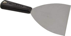 Hyde Tools - 6" Wide Carbon Steel Taping Knife - Flexible, Nylon Handle, 8-1/4" OAL - Apex Tool & Supply