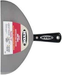 Hyde Tools - 10" Wide Carbon Steel Taping Knife - Flexible, Nylon Handle, 8-1/4" OAL - Apex Tool & Supply