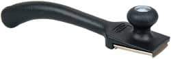 Hyde Tools - Carbon Steel 4-Edge Scraper - 2-5/8" Blade Width, 7-1/2" Long Plastic Handle - Apex Tool & Supply