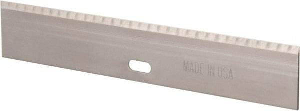 Hyde Tools - Carbon Steel 1-Edge Scraper Replacement Blade - 5-7/8" Blade Length x 3-1/4" Blade Width, For 33100 - Apex Tool & Supply