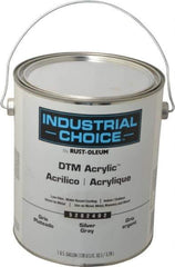 Rust-Oleum - 1 Gal Silver Gray Semi Gloss Finish Alkyd Enamel Paint - Interior/Exterior, Direct to Metal, <250 gL VOC Compliance - Apex Tool & Supply