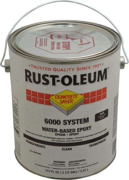 Rust-Oleum - 1 Gal High Gloss Clear Water-Based Epoxy - 200 to 350 Sq Ft/Gal Coverage, <250 g/L VOC Content - Apex Tool & Supply