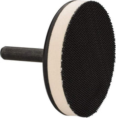 AutoQuip - 2" Diam Hook & Loop Disc Backing Pad - 1/4" Shank Diam, Medium Density, 22,000 RPM - Apex Tool & Supply