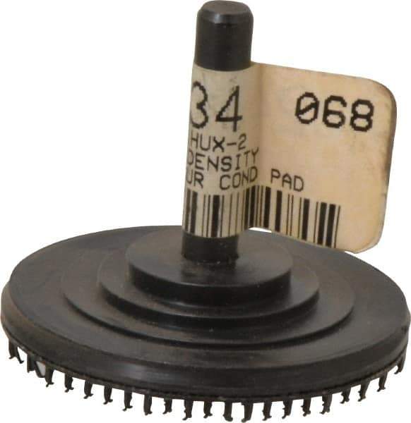 AutoQuip - 2" Diam Hook & Loop Disc Backing Pad - 1/4" Shank Diam, Firm Density, 22,000 RPM - Apex Tool & Supply