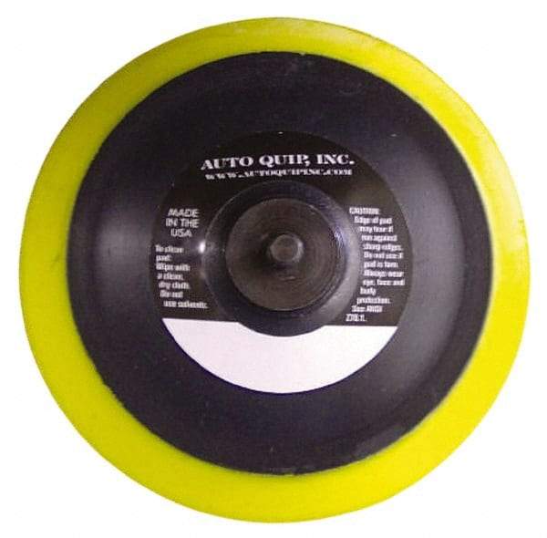 AutoQuip - 5" Diam Hook & Loop Disc Backing Pad - Medium Density, 12,000 RPM - Apex Tool & Supply