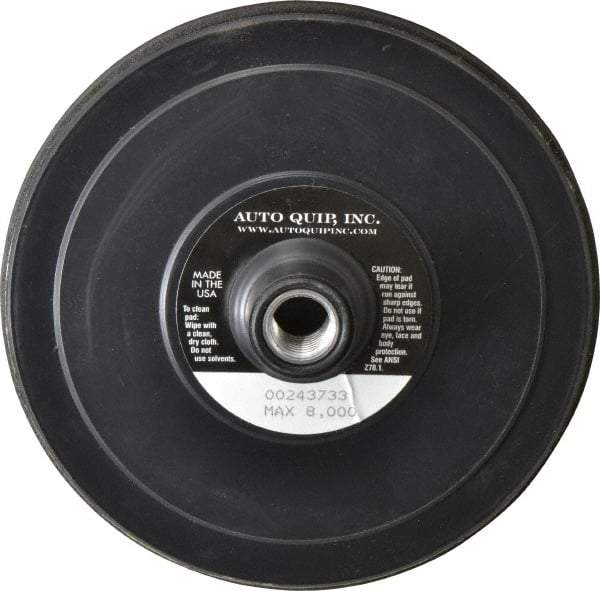 AutoQuip - 6" Diam Adhesive/PSA Disc Backing Pad - Firm Density, 8,000 RPM - Apex Tool & Supply