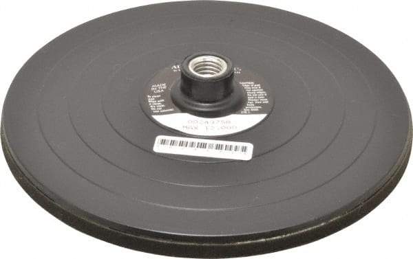 AutoQuip - 8" Diam Adhesive/PSA Disc Backing Pad - Firm Density, 4,800 RPM - Apex Tool & Supply