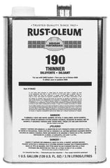 Rust-Oleum - 1 Gal Clean Up Solvent - 360 to 870 Sq Ft/Gal Coverage, <250 g/L VOC Content - Apex Tool & Supply