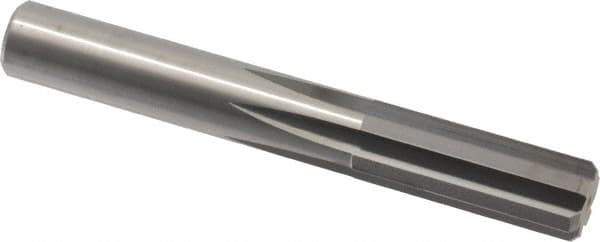 M.A. Ford - 9/16" Solid Carbide 6 Flute Chucking Reamer - Straight Flute, 0.535" Straight Shank, 1-1/2" Flute Length, 4" OAL - Apex Tool & Supply