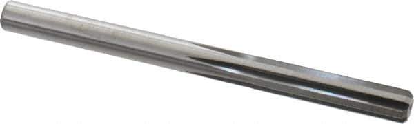 M.A. Ford - Letter H Solid Carbide 6 Flute Chucking Reamer - Straight Flute, 1/4" Straight Shank, 1-1/8" Flute Length, 3-1/4" OAL - Apex Tool & Supply
