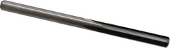 M.A. Ford - #9 Solid Carbide 4 Flute Chucking Reamer - Straight Flute, 0.19" Straight Shank, 1" Flute Length, 3" OAL - Apex Tool & Supply