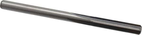 M.A. Ford - #12 Solid Carbide 4 Flute Chucking Reamer - Straight Flute, 0.182" Straight Shank, 7/8" Flute Length, 2-3/4" OAL - Apex Tool & Supply