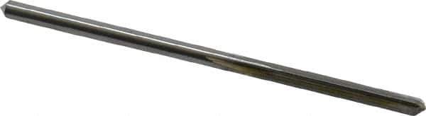 M.A. Ford - #40 Solid Carbide 4 Flute Chucking Reamer - Straight Flute, 0.096" Straight Shank, 5/8" Flute Length, 2-1/4" OAL - Apex Tool & Supply