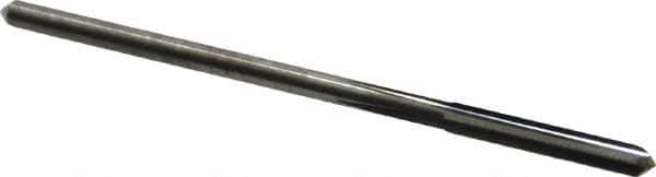 M.A. Ford - #46 Solid Carbide 4 Flute Chucking Reamer - Straight Flute, 0.073" Straight Shank, 1/2" Flute Length, 1-3/4" OAL - Apex Tool & Supply