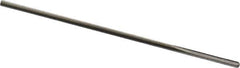 M.A. Ford - #60 Solid Carbide 4 Flute Chucking Reamer - Straight Flute, 0.04" Straight Shank, 1/4" Flute Length, 1-1/2" OAL - Apex Tool & Supply