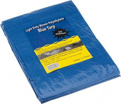 Value Collection - 20' Long x 16' Wide Polyethylene Tarp & Dust Cover - Blue - Apex Tool & Supply