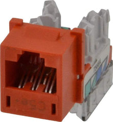 Hubbell - 8 Position, Cat5e Modular Jack - CSA Certified, RoHS Compliant, UL Listed - Apex Tool & Supply
