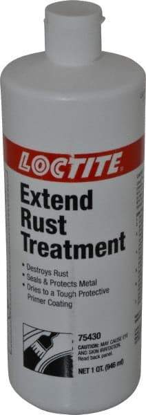 Loctite - 1 Qt Rust Treatment - 15 min Tack Free Dry Time, 30 min Recoat Dry Time, 24 hr Full Dry Time - Apex Tool & Supply