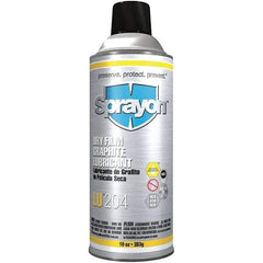 Sprayon - 10 oz Aerosol Dry Graphite Penetrant/Lubricant - Black, -40°F to 850°F, Food Grade - Apex Tool & Supply