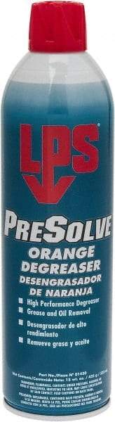 LPS - 20 oz Aerosol Cleaner/Degreaser - Aerosol, Orange - Apex Tool & Supply