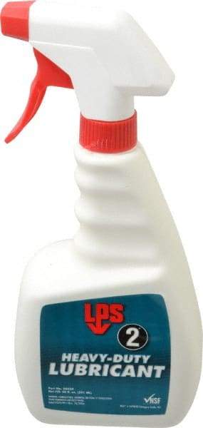 LPS - 20 oz Trigger Spray Bottle Nondrying Film Lubricant - Clear Amber, Food Grade - Apex Tool & Supply