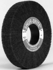 Superior Abrasives - 6" Diam 120 Grit Aluminum Oxide Unmounted Flap Wheel - 2" Hole, 1" Wide, Coated, Grade Fine, 3,400 Max RPM - Apex Tool & Supply