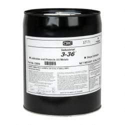 CRC - 5 Gal Pail Nondrying Film Penetrant/Lubricant - Blue/Green & Clear, -50°F to 250°F, Food Grade - Apex Tool & Supply